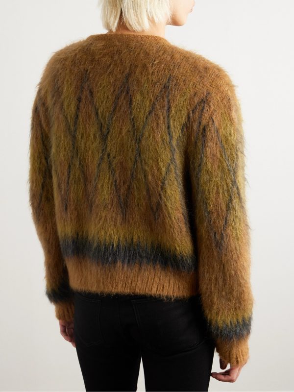 Mohair-Blend Cardigan - BK Mohair-Blend Cardigan - BK