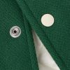 Teddy Logo-Appliquéd Wool-Blend and Leather Varsity Jacket - E1 Teddy Logo-Appliquéd Wool-Blend and Leather Varsity Jacket - E1