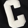 Logo-Appliquéd Virgin Wool-Blend and Leather Varsity Jacket - E1