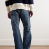 Kurt Straight-Leg Distressed Jeans - BK Kurt Straight-Leg Distressed Jeans - BK