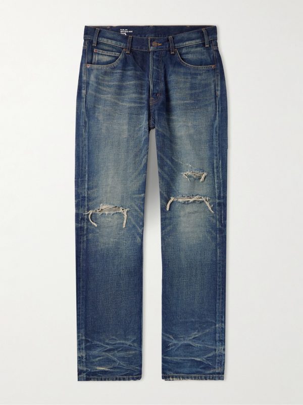 Kurt Straight-Leg Distressed Jeans Kurt Straight-Leg Distressed Jeans