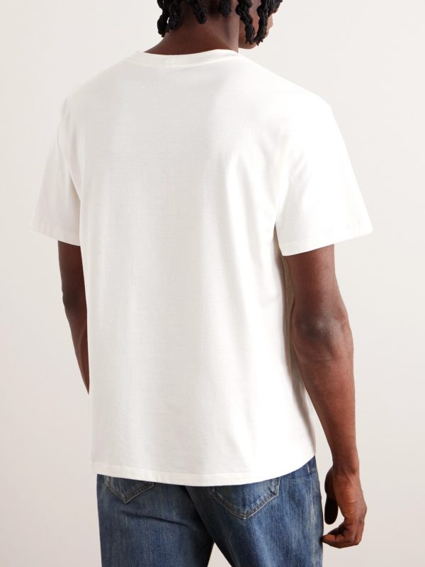 Crystal-Embellished Logo-Print Cotton-Jersey T-Shirt - BK Crystal-Embellished Logo-Print Cotton-Jersey T-Shirt - BK