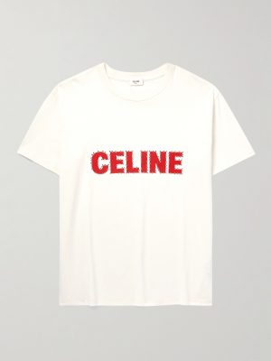 Crystal-Embellished Logo-Print Cotton-Jersey T-Shirt Crystal-Embellished Logo-Print Cotton-Jersey T-Shirt