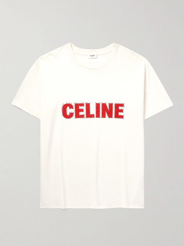 Crystal-Embellished Logo-Print Cotton-Jersey T-Shirt Crystal-Embellished Logo-Print Cotton-Jersey T-Shirt