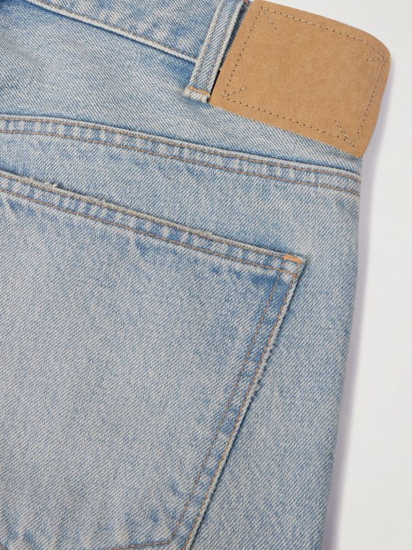 Wesley Straight-Leg Distressed Jeans - CU