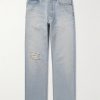 Wesley Straight-Leg Distressed Jeans
