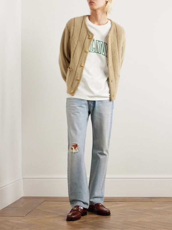 Wesley Straight-Leg Distressed Jeans - OU