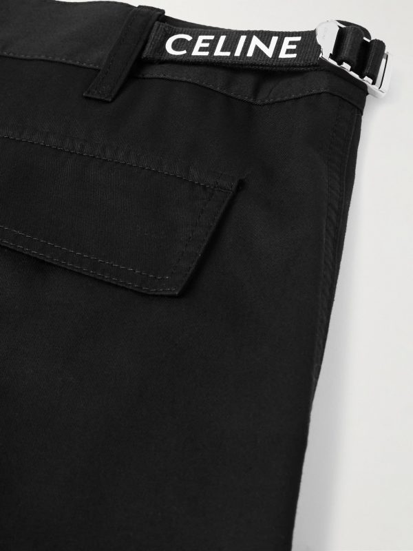 Straight-Leg Cotton and Linen-Blend Cargo Trousers - CU