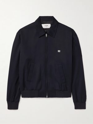 Logo-Embroidered Nylon-Twill Blouson Jacket Logo-Embroidered Nylon-Twill Blouson Jacket