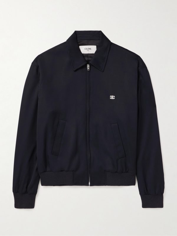 Logo-Embroidered Nylon-Twill Blouson Jacket Logo-Embroidered Nylon-Twill Blouson Jacket