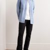 Logo-Embroidered Cotton-Chambray Shirt - OU