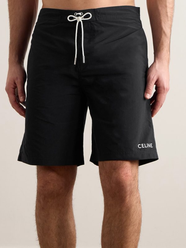 Straight-Leg Long-Length Swim Shorts - OU Straight-Leg Long-Length Swim Shorts - OU
