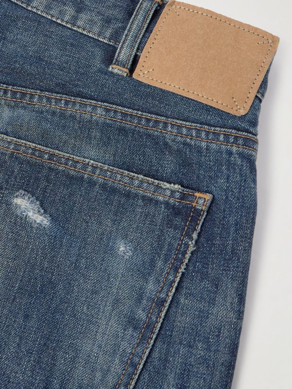 Wesley Distressed Straight-Leg Jeans - CU Wesley Distressed Straight-Leg Jeans - CU