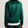 Striped Logo-Embroidered Jersey Track Jacket - BK Striped Logo-Embroidered Jersey Track Jacket - BK