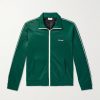 Striped Logo-Embroidered Jersey Track Jacket Striped Logo-Embroidered Jersey Track Jacket