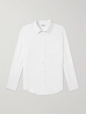 Logo-Embroidered Linen Shirt Logo-Embroidered Linen Shirt