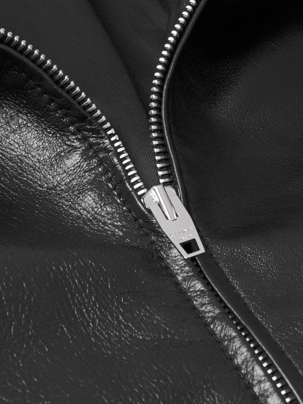 Leather Blouson Jacket - CU
