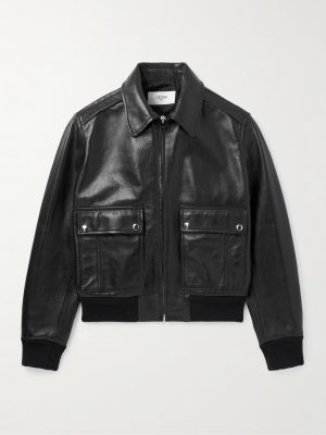Leather Blouson Jacket Leather Blouson Jacket