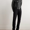 Leather Blouson Jacket - OU