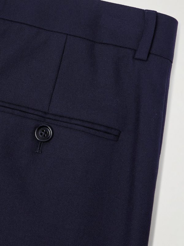 Slim-Fit Cotton-Gabardine Trousers - CU Slim-Fit Cotton-Gabardine Trousers - CU