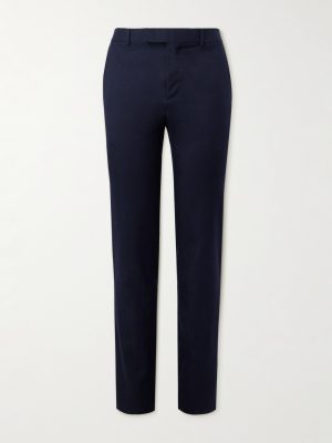 Slim-Fit Cotton-Gabardine Trousers Slim-Fit Cotton-Gabardine Trousers