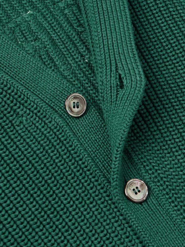 Logo-Appliquéd Cotton Cardigan - CU