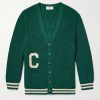 Logo-Appliquéd Cotton Cardigan