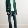Logo-Appliquéd Cotton Cardigan - OU