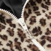 Oversized Logo-Embroidered Leopard-Print Wool-Blend Fleece Jacket - CU