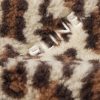 Oversized Logo-Embroidered Leopard-Print Wool-Blend Fleece Jacket - E1