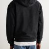Logo-Embroidered Cotton-Blend Terry Hoodie - BK Logo-Embroidered Cotton-Blend Terry Hoodie - BK