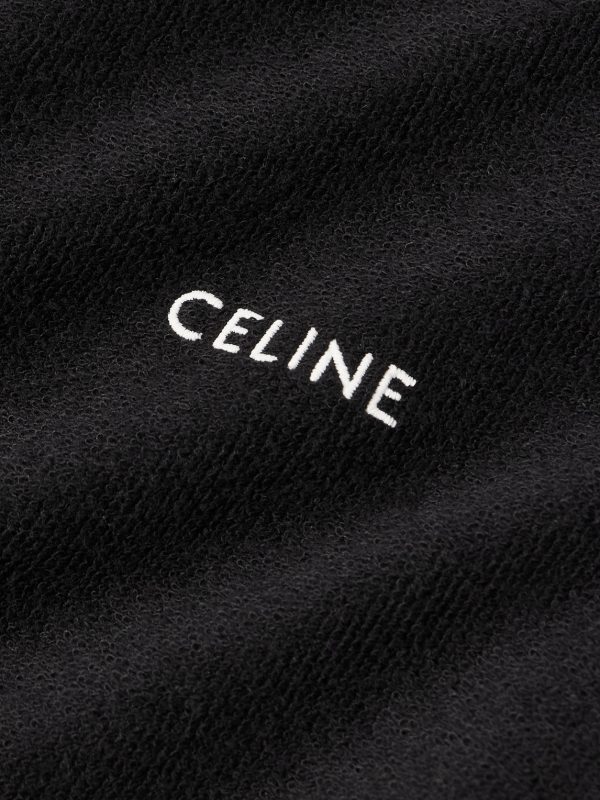 Logo-Embroidered Cotton-Blend Terry Hoodie - CU Logo-Embroidered Cotton-Blend Terry Hoodie - CU