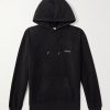 Logo-Embroidered Cotton-Blend Terry Hoodie Logo-Embroidered Cotton-Blend Terry Hoodie