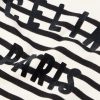 Logo-Flocked Striped Button-Embellished Cotton Sweater - CU Logo-Flocked Striped Button-Embellished Cotton Sweater - CU