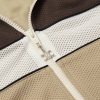 Logo-Print Colour-Block Mesh Track Jacket - CU Logo-Print Colour-Block Mesh Track Jacket - CU