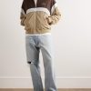 Logo-Print Colour-Block Mesh Track Jacket - OU Logo-Print Colour-Block Mesh Track Jacket - OU