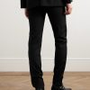 Slim-Fit Straight-Leg Wool Suit Trousers - BK Slim-Fit Straight-Leg Wool Suit Trousers - BK