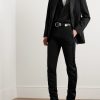 Slim-Fit Straight-Leg Wool Suit Trousers - OU Slim-Fit Straight-Leg Wool Suit Trousers - OU