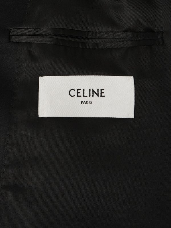 Satin-Trimmed Wool-Gabardine Tuxedo Jacket - E2 Satin-Trimmed Wool-Gabardine Tuxedo Jacket - E2