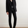 Satin-Trimmed Wool-Gabardine Tuxedo Jacket - OU Satin-Trimmed Wool-Gabardine Tuxedo Jacket - OU
