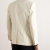 Slim-Fit Pinstriped Wool-Twill Blazer - BK Slim-Fit Pinstriped Wool-Twill Blazer - BK