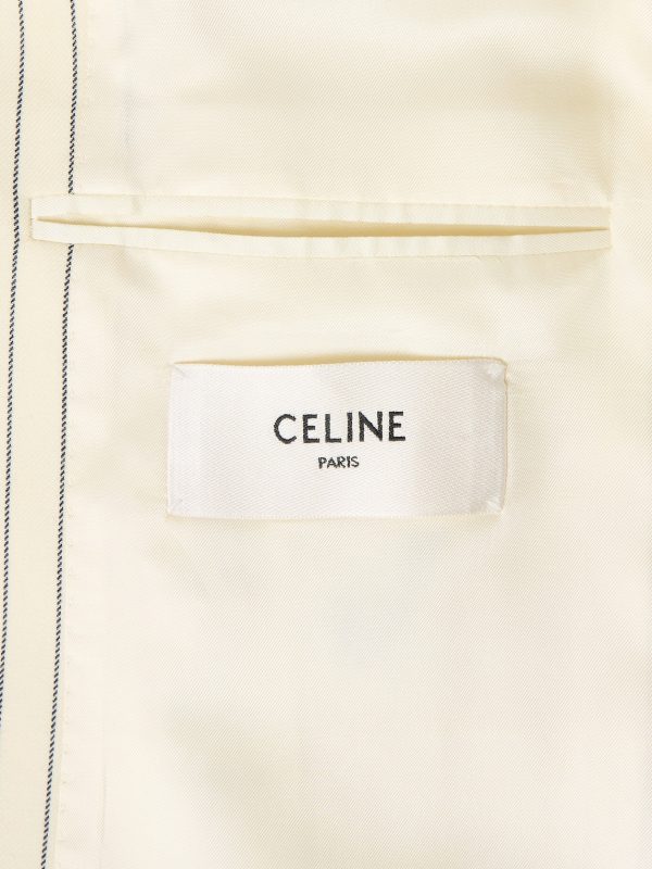 Slim-Fit Pinstriped Wool-Twill Blazer - E2 Slim-Fit Pinstriped Wool-Twill Blazer - E2