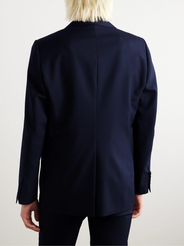 Wool-Gabardine Suit Jacket - BK