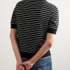 Slim-Fit Logo-Embroidered Striped Cotton Polo Shirt - BK
