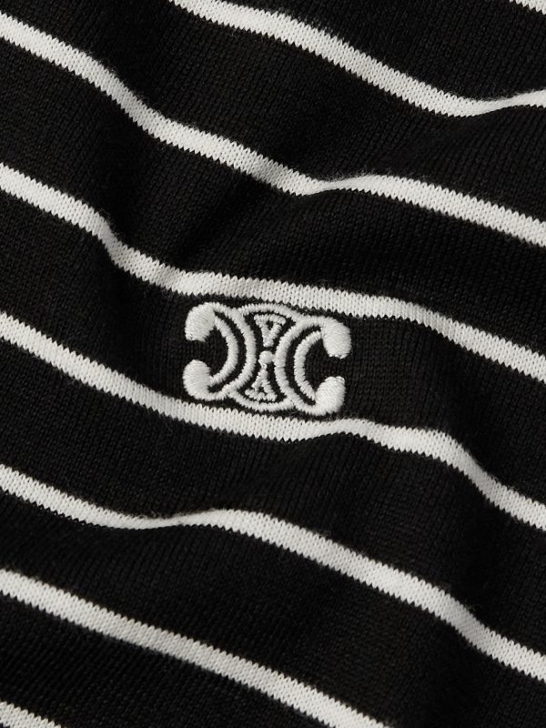 Slim-Fit Logo-Embroidered Striped Cotton Polo Shirt - CU
