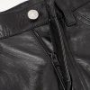 Lou Straight-Leg Panelled Leather Trousers - E1