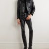Lou Straight-Leg Panelled Leather Trousers - OU