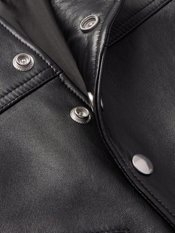 Embellished Leather Jacket - CU Embellished Leather Jacket - CU