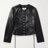 Embellished Leather Jacket Embellished Leather Jacket