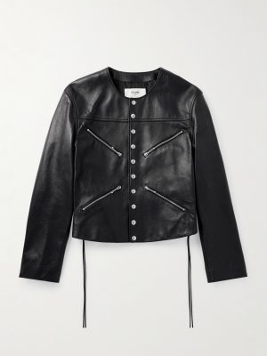 Embellished Leather Jacket Embellished Leather Jacket